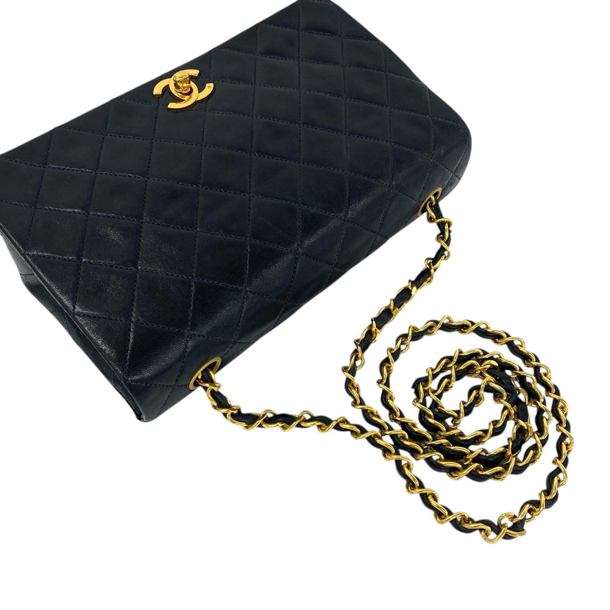 Chanel CC Quilted Lambskin Single Flap