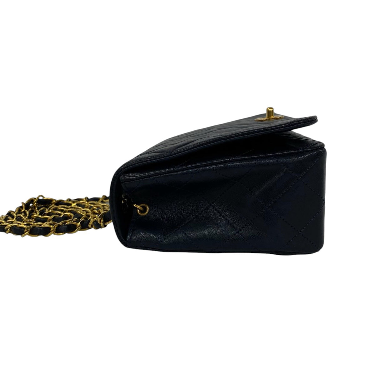 Chanel CC Quilted Lambskin Single Flap