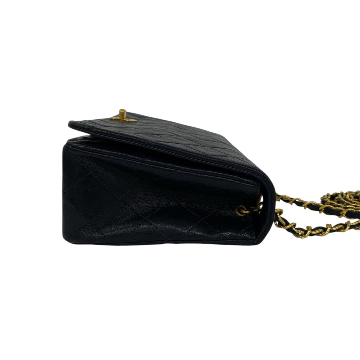 Chanel CC Quilted Lambskin Single Flap