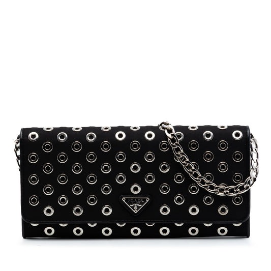 Prada Tessuto Grommet Wallet On Chain