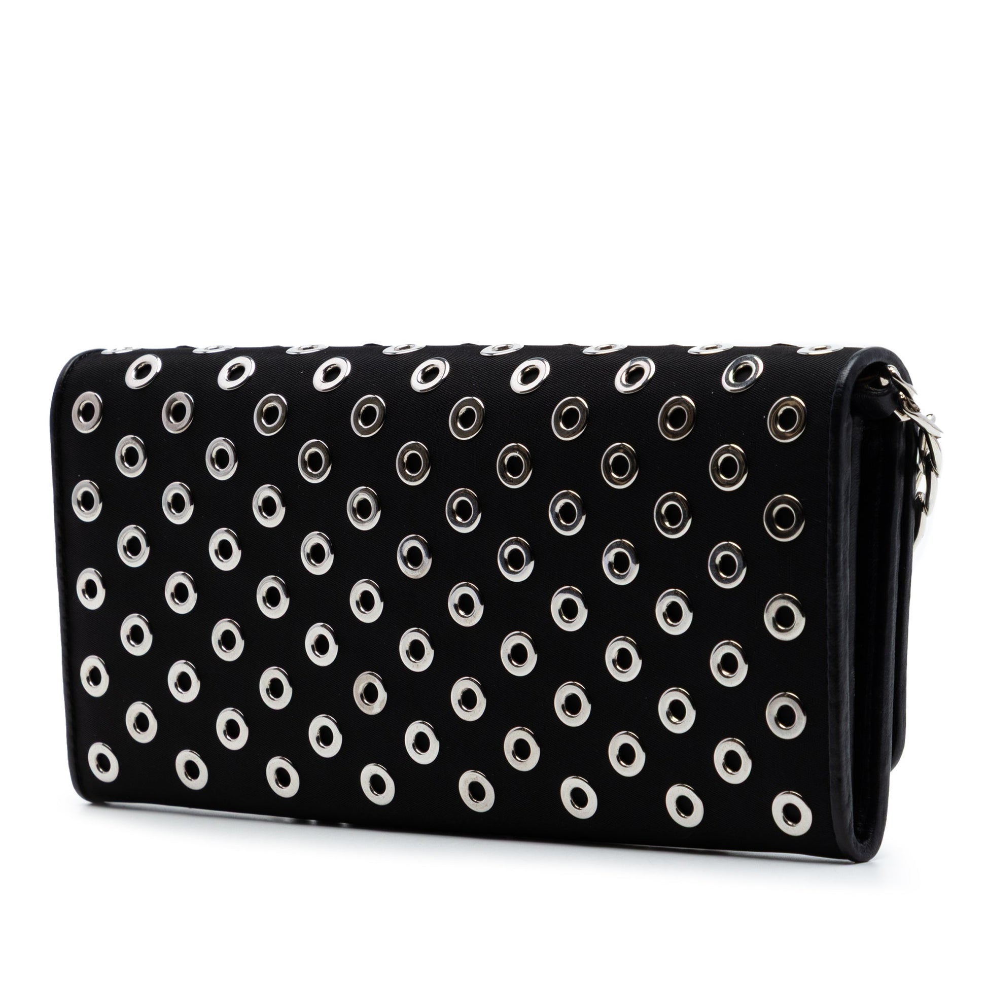 Prada Tessuto Grommet Wallet On Chain
