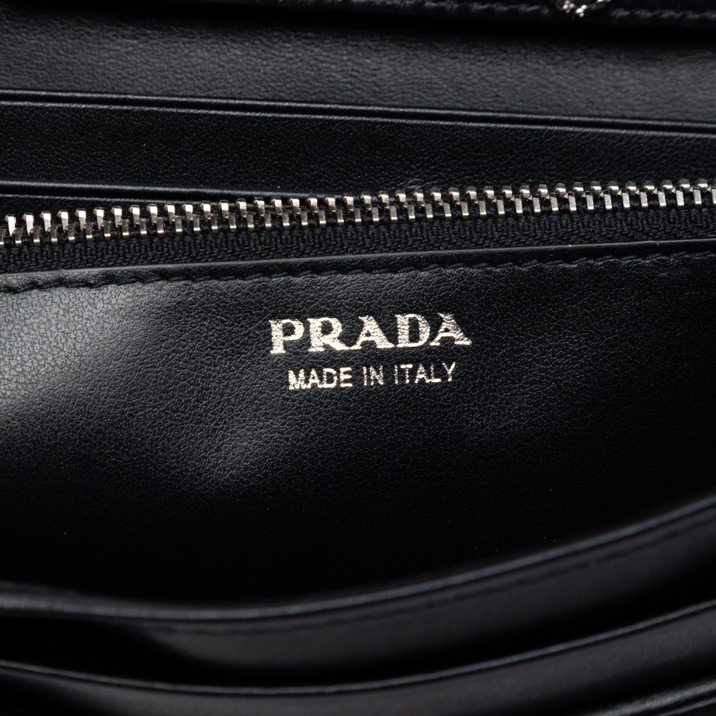 Prada Tessuto Grommet Wallet On Chain