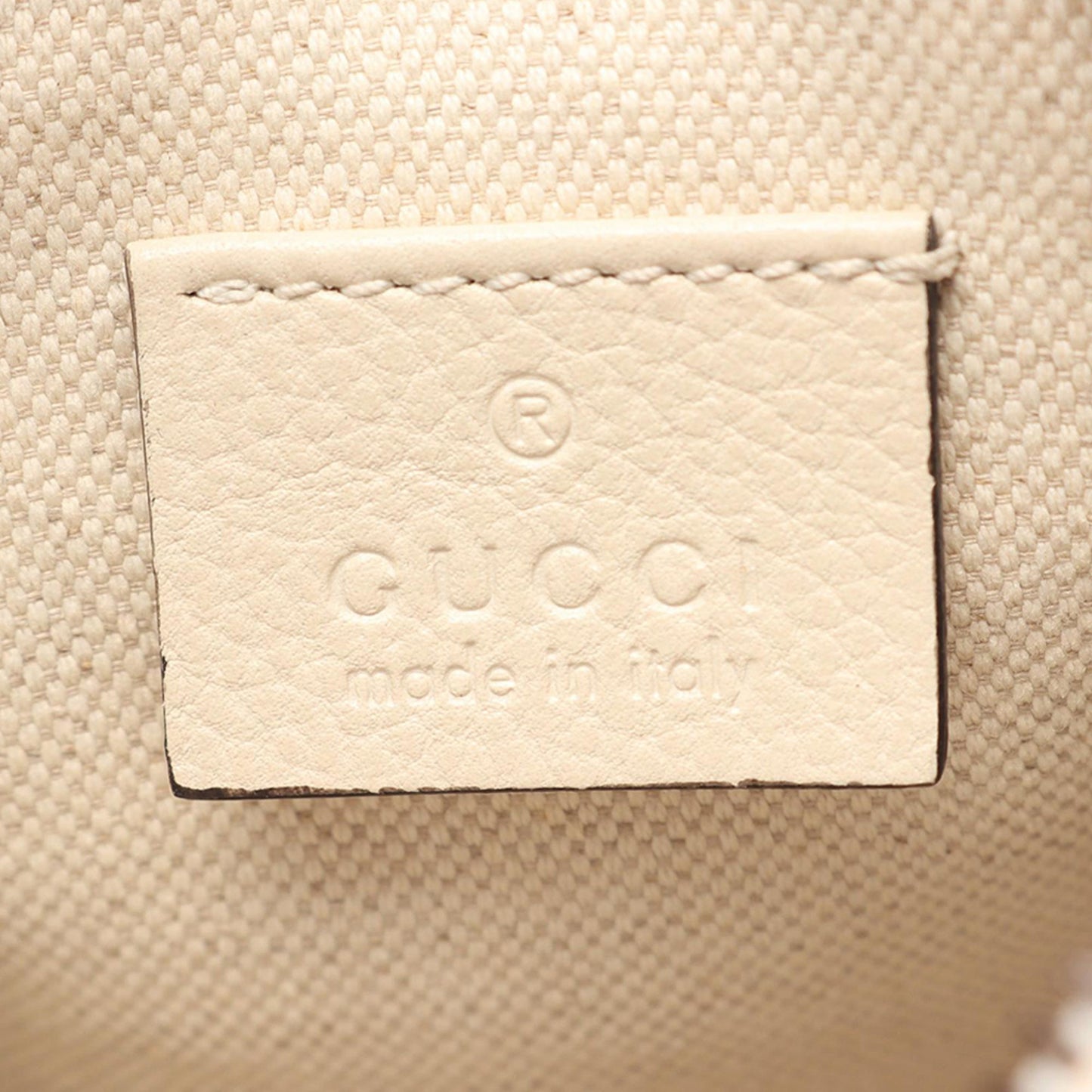 Gucci Mini Grained Calfskin Logo Crossbody