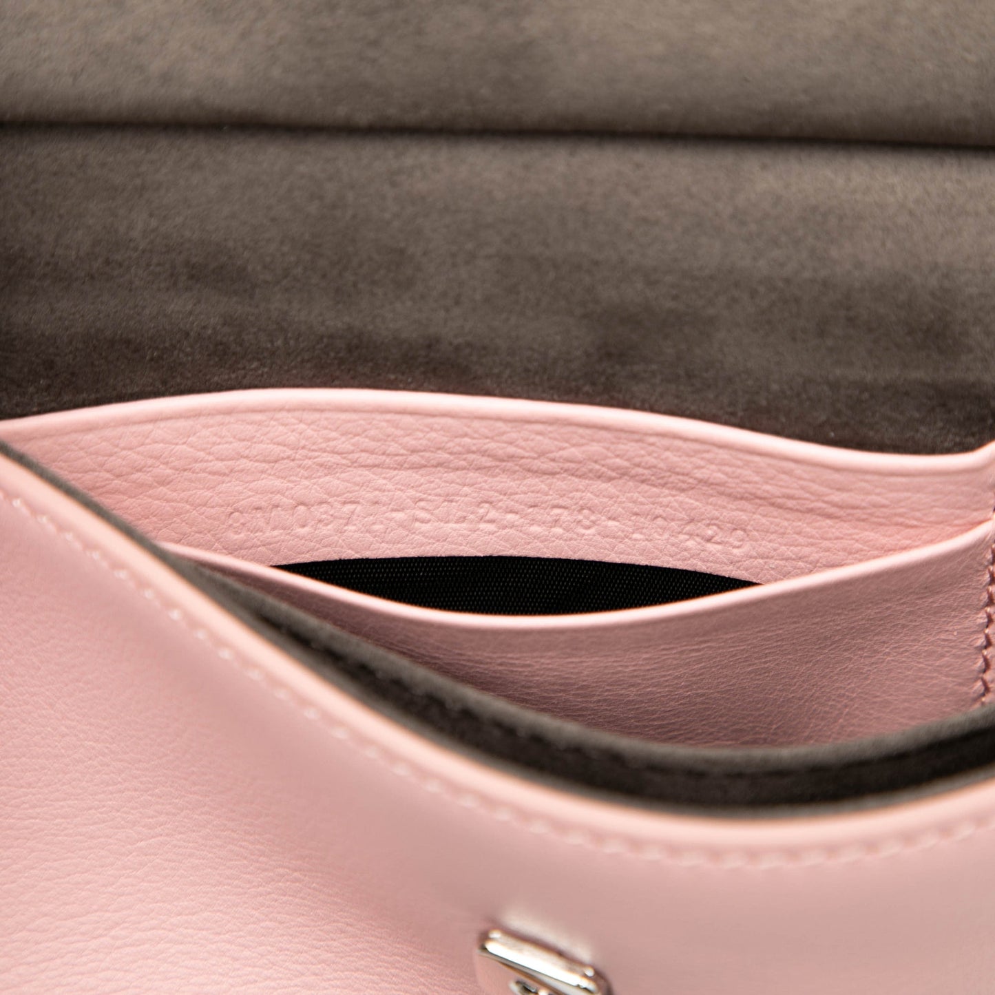 Fendi Micro Leather Hypnoteyes Double Baguette Satchel