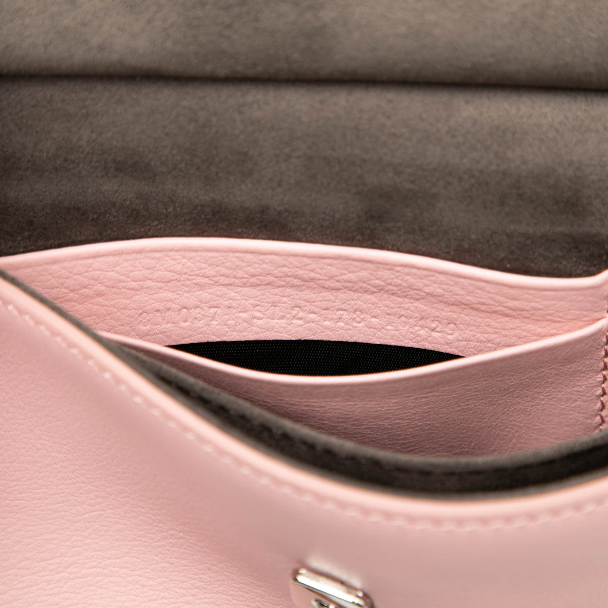 Fendi Micro Leather Hypnoteyes Double Baguette Satchel
