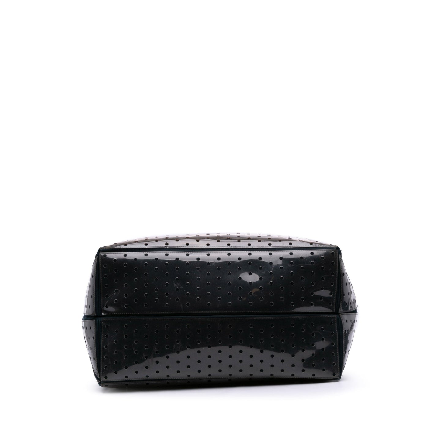 Chanel CC Quilted Cotton and PVC Punching Tote