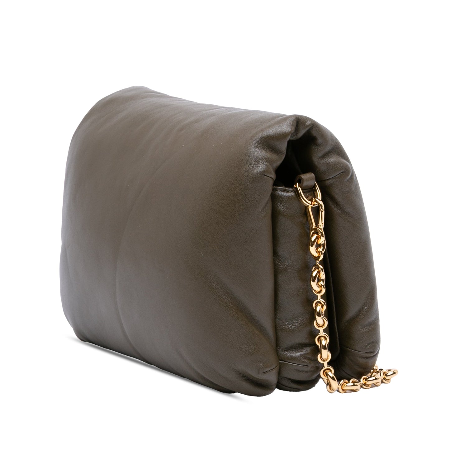 LOEWE Shiny Lambskin Goya Puffer Bag