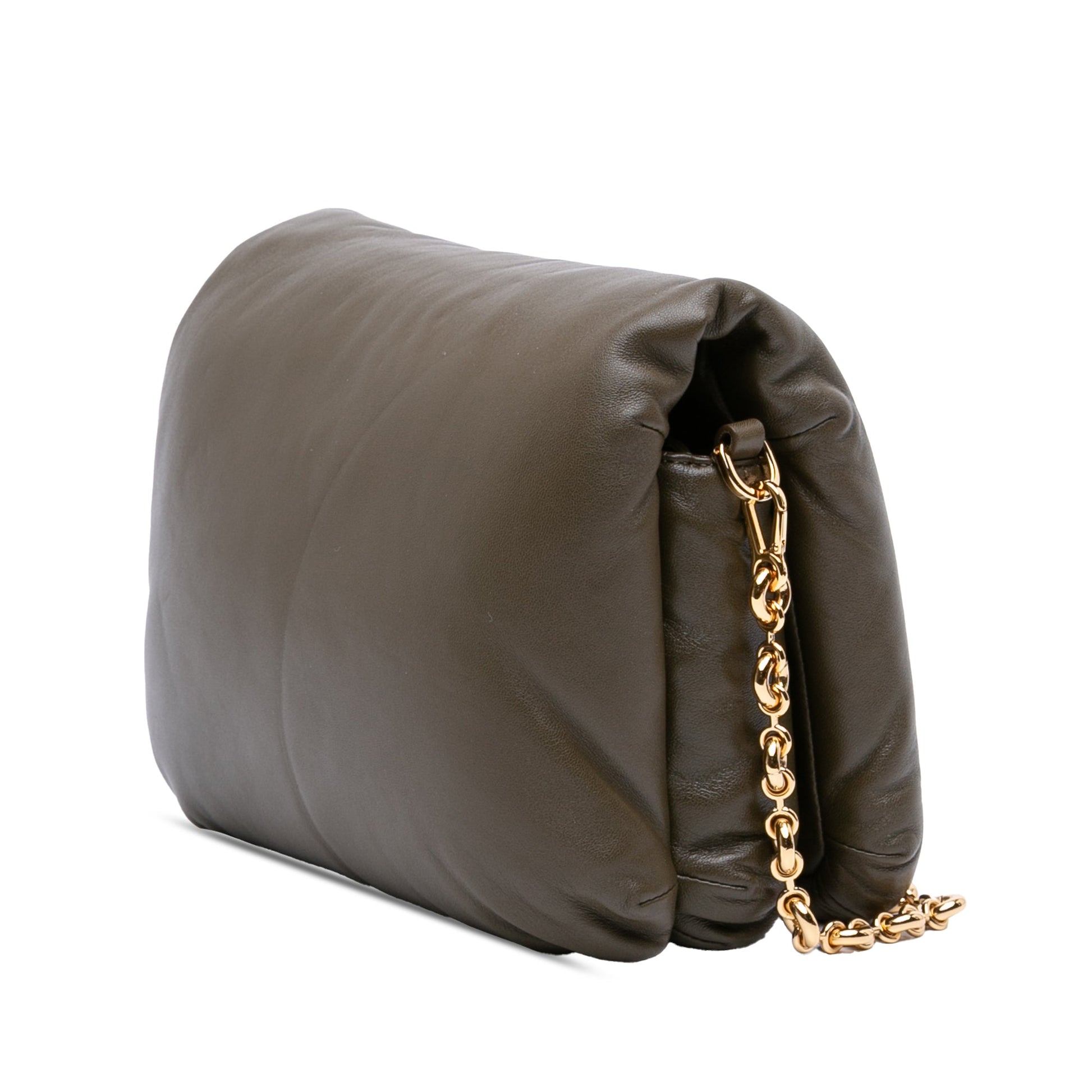 LOEWE Shiny Lambskin Goya Puffer Bag