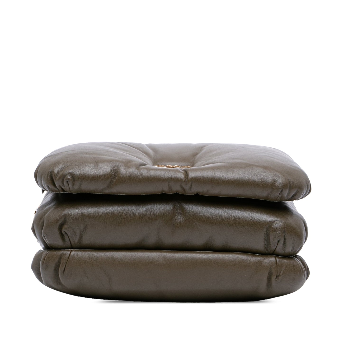 LOEWE Shiny Lambskin Goya Puffer Bag