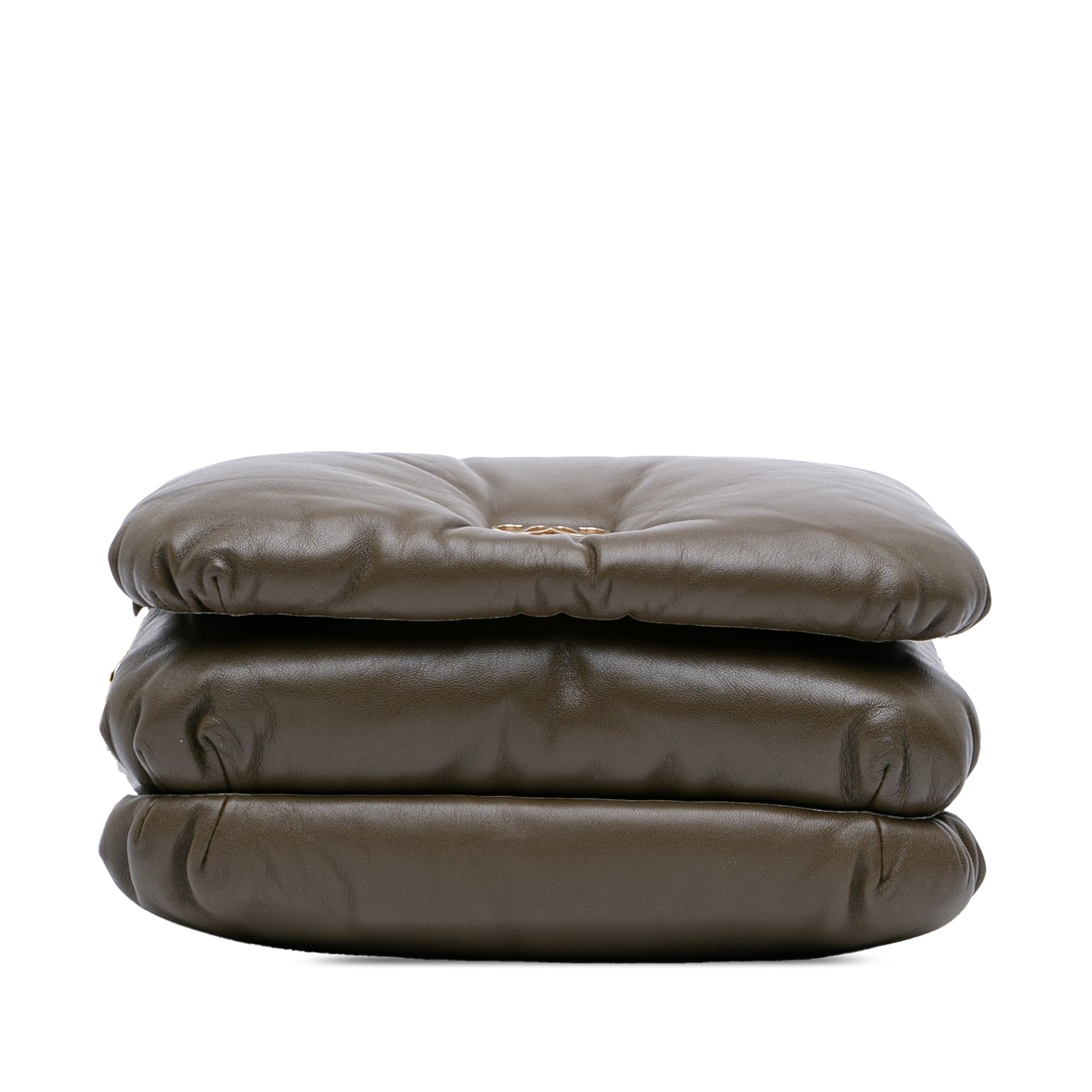 LOEWE Shiny Lambskin Goya Puffer Bag