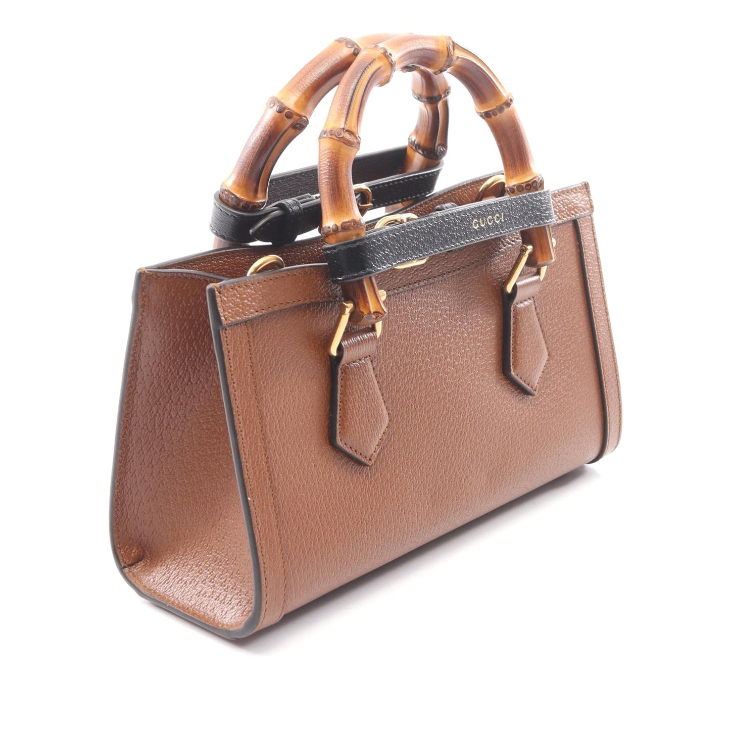 Gucci Small Calfskin Bamboo Diana Satchel
