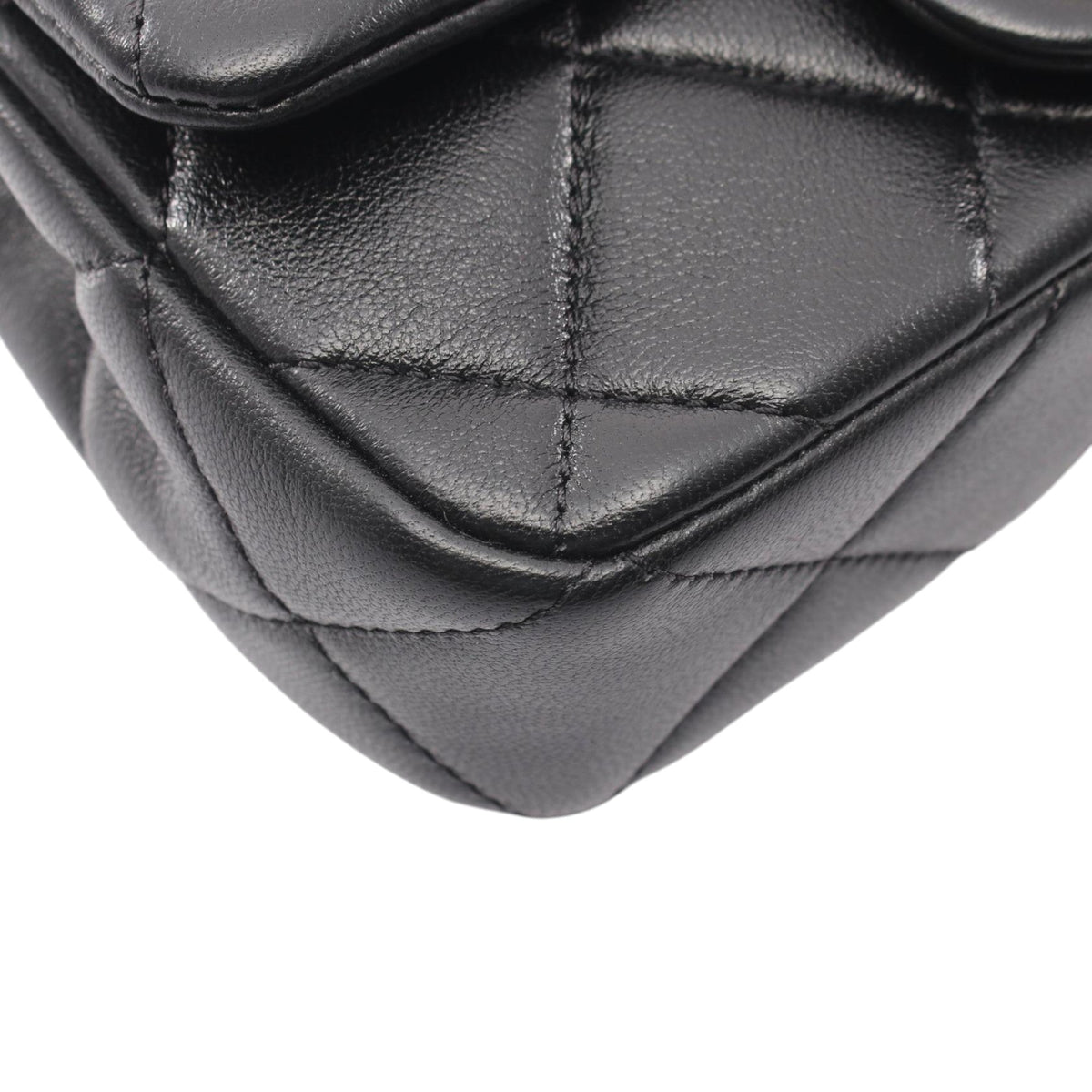 Chanel Mini Quilted Lambskin Pearl Strap Flap
