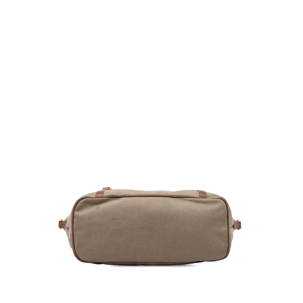 Prada Canvas Canapa Logo Tote — Brown