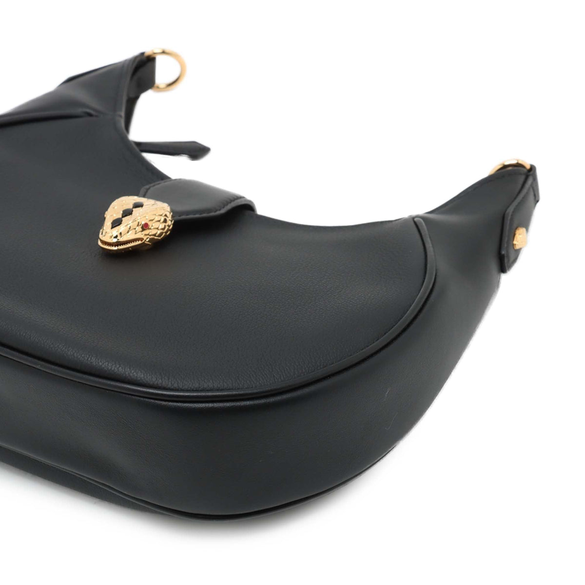 Bvlgari Medium Leather Serpenti Ellipse Satchel
