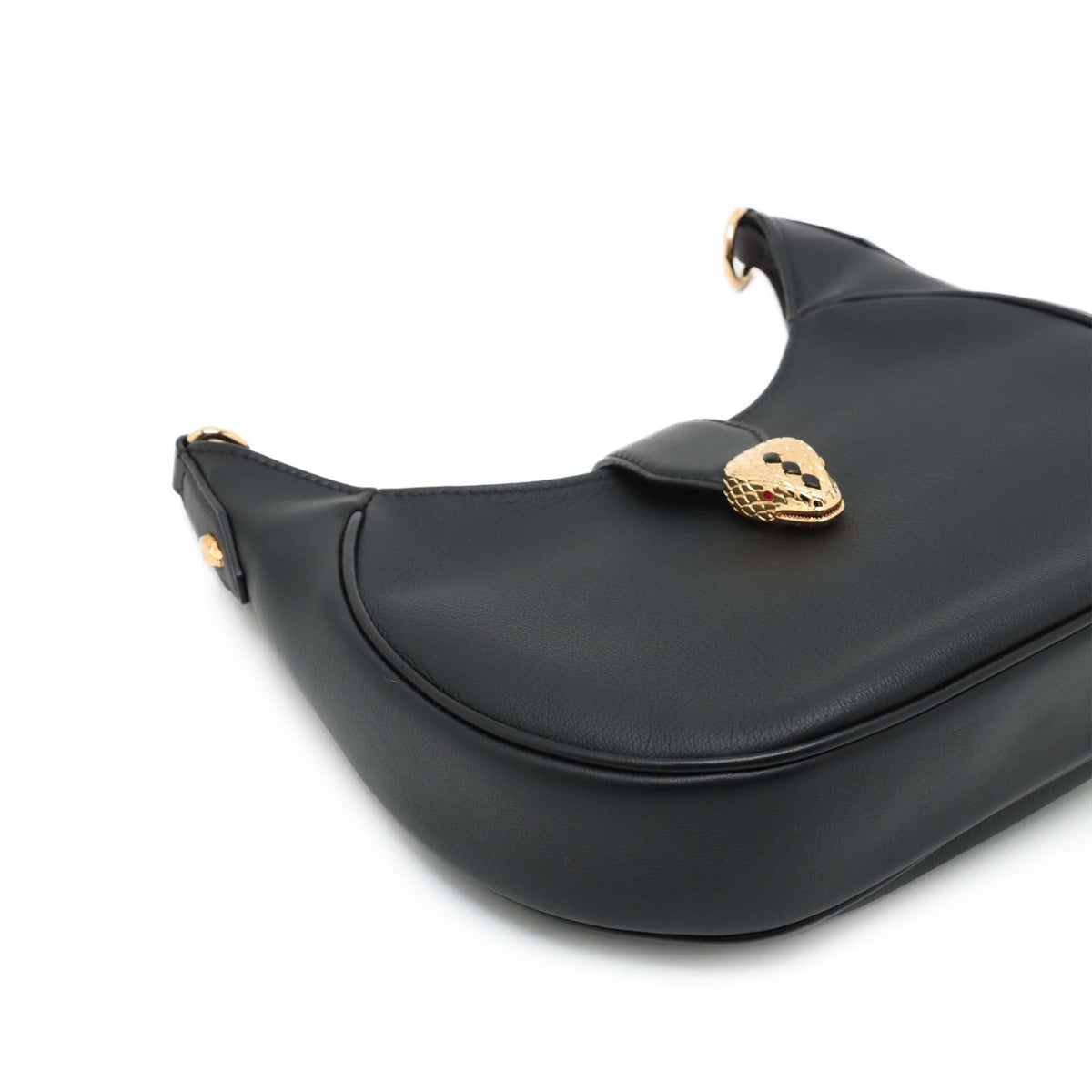 Bvlgari Medium Leather Serpenti Ellipse Satchel