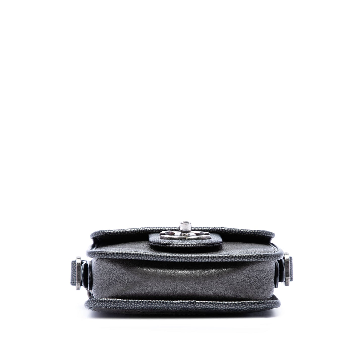 Chanel Paris Bombay Mini Quilted Iridescent Calfskin Back to School Single Flap