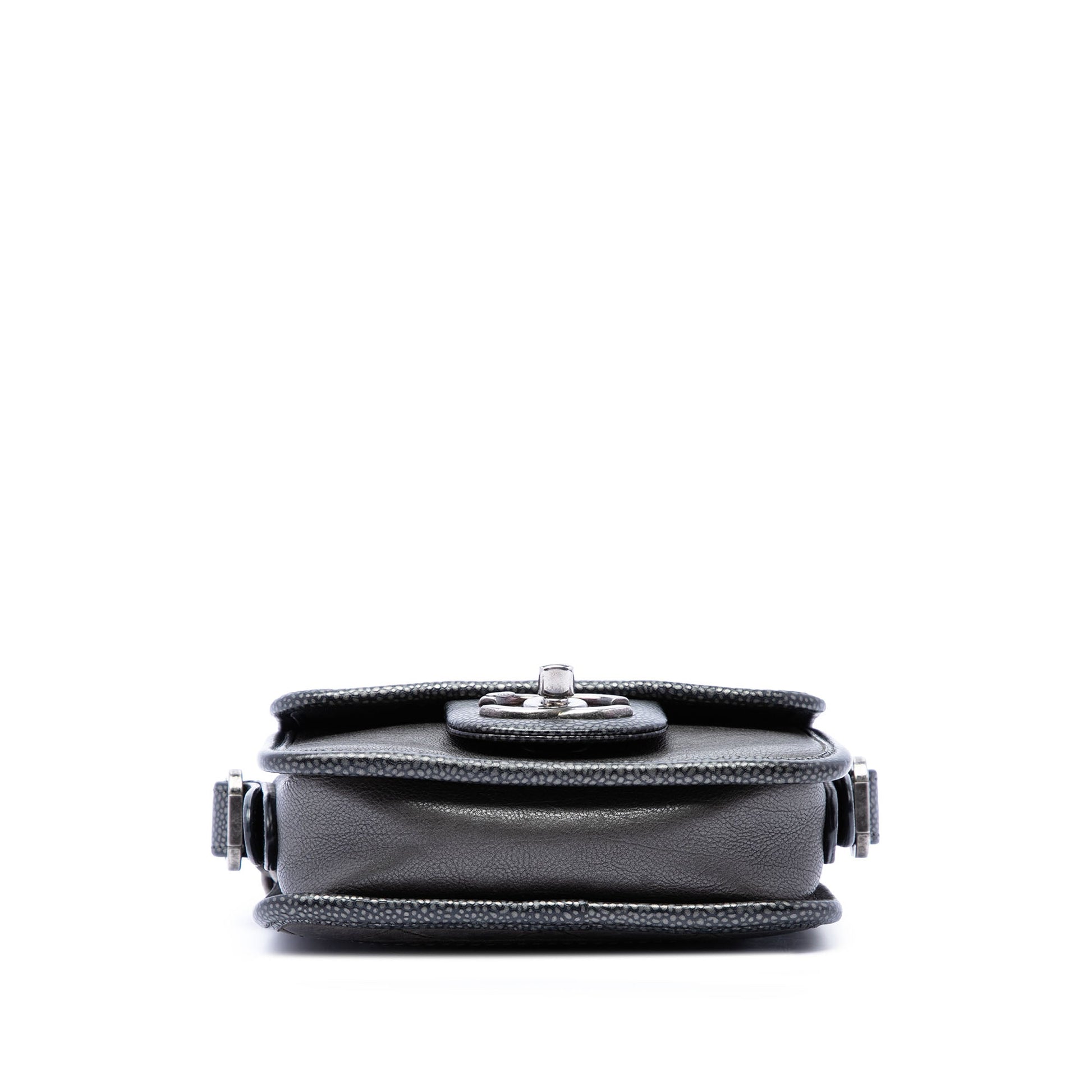 Chanel Paris Bombay Mini Quilted Iridescent Calfskin Back to School Single Flap