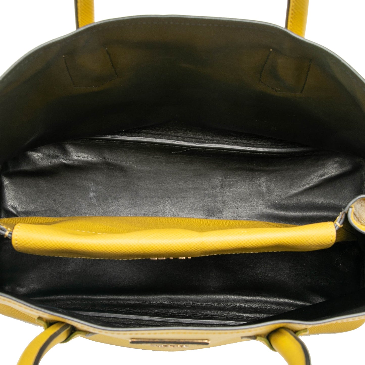 Prada Medium Saffiano Cuir Double Satchel
