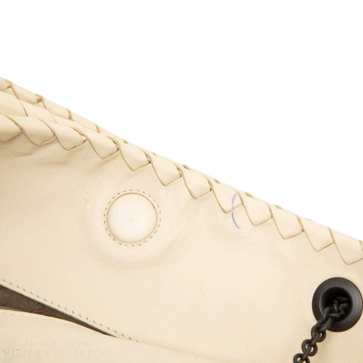Bottega Veneta Nappa Intrecciato Duo Shoulder Bag — White