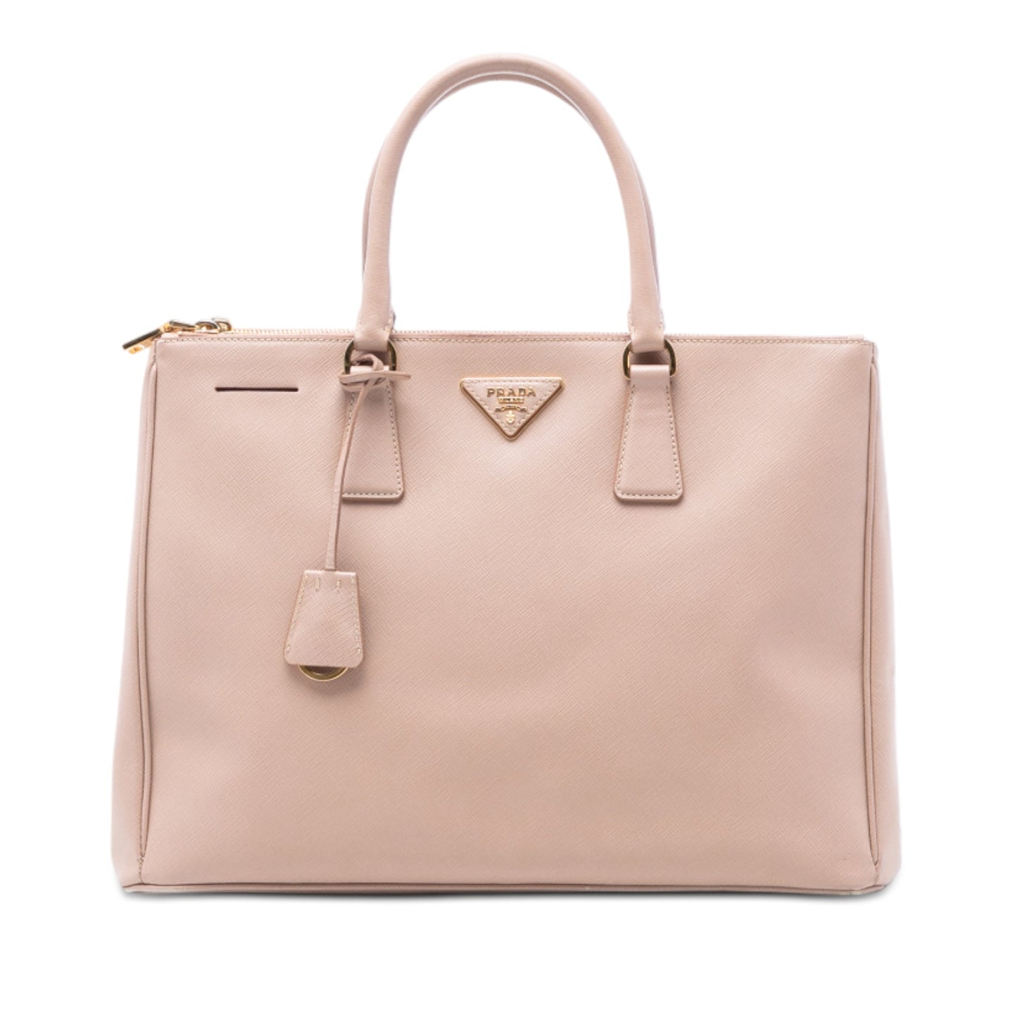 Prada Large Saffiano Lux Galleria Double Zip Tote
