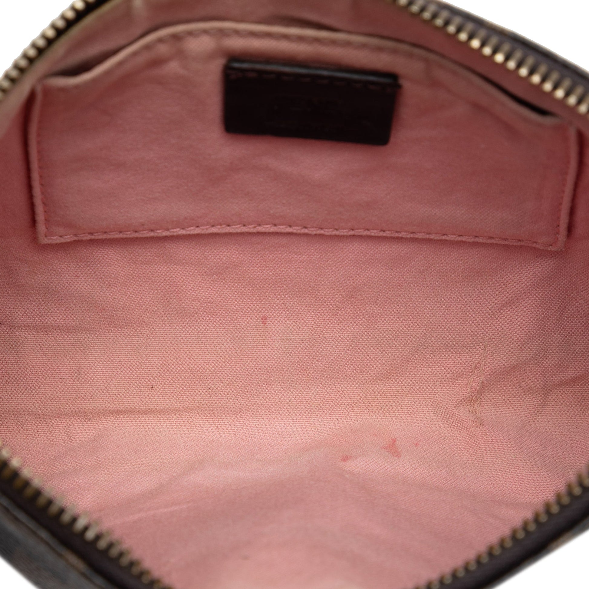 Fendi Zucca Spalmati Chain Pochette