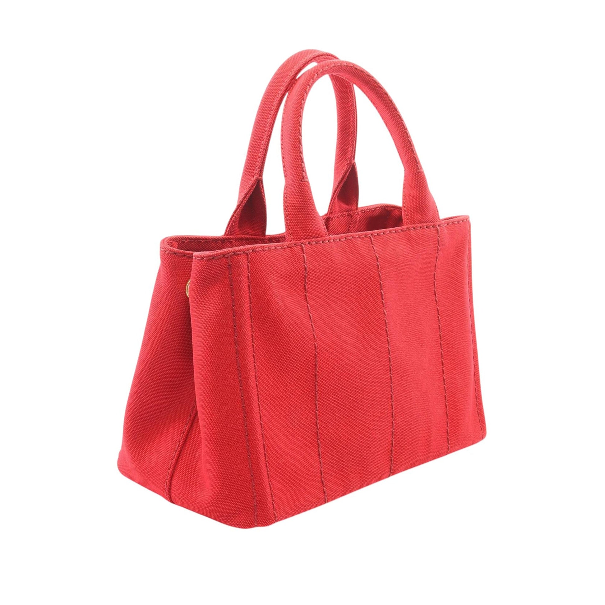 Prada Small Canvas Canapa Logo Tote