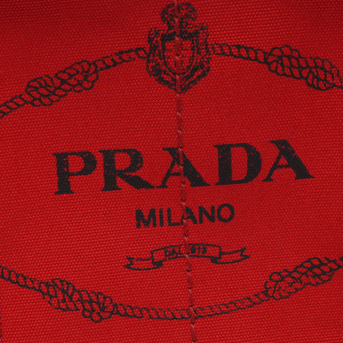 Prada Small Canvas Canapa Logo Tote