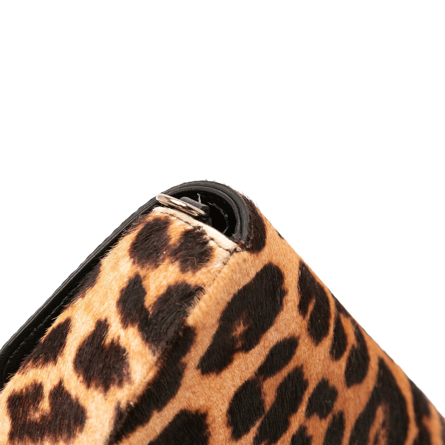 Dior Leopard Print Pony Hair Miss Dior Chain Flap
