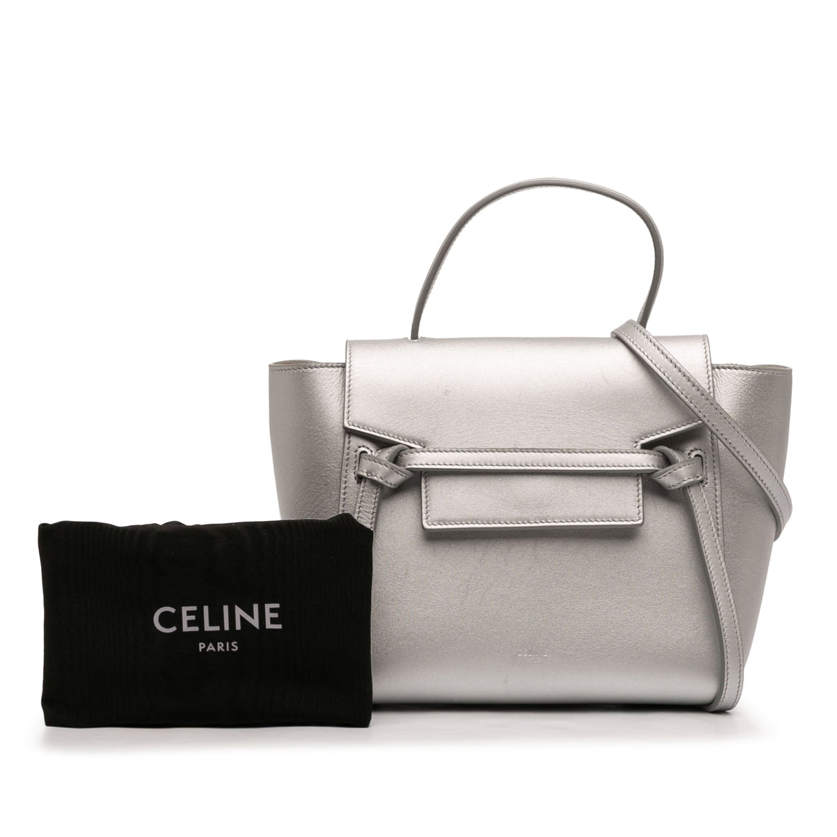 Celine Nano Laminated Calfskin Belt Bag