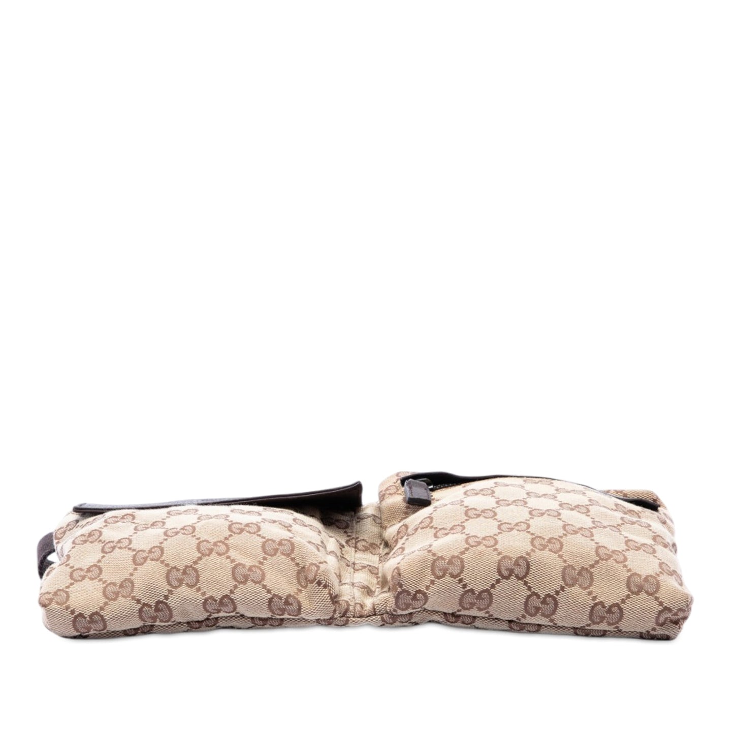 Gucci GG Canvas Double Pocket Belt Bag
