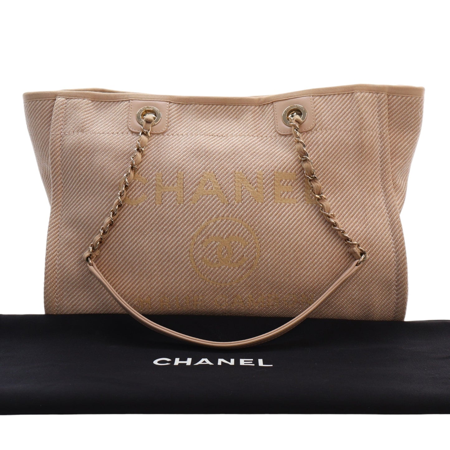 Chanel Small Mixed Fibers Deauville Tote