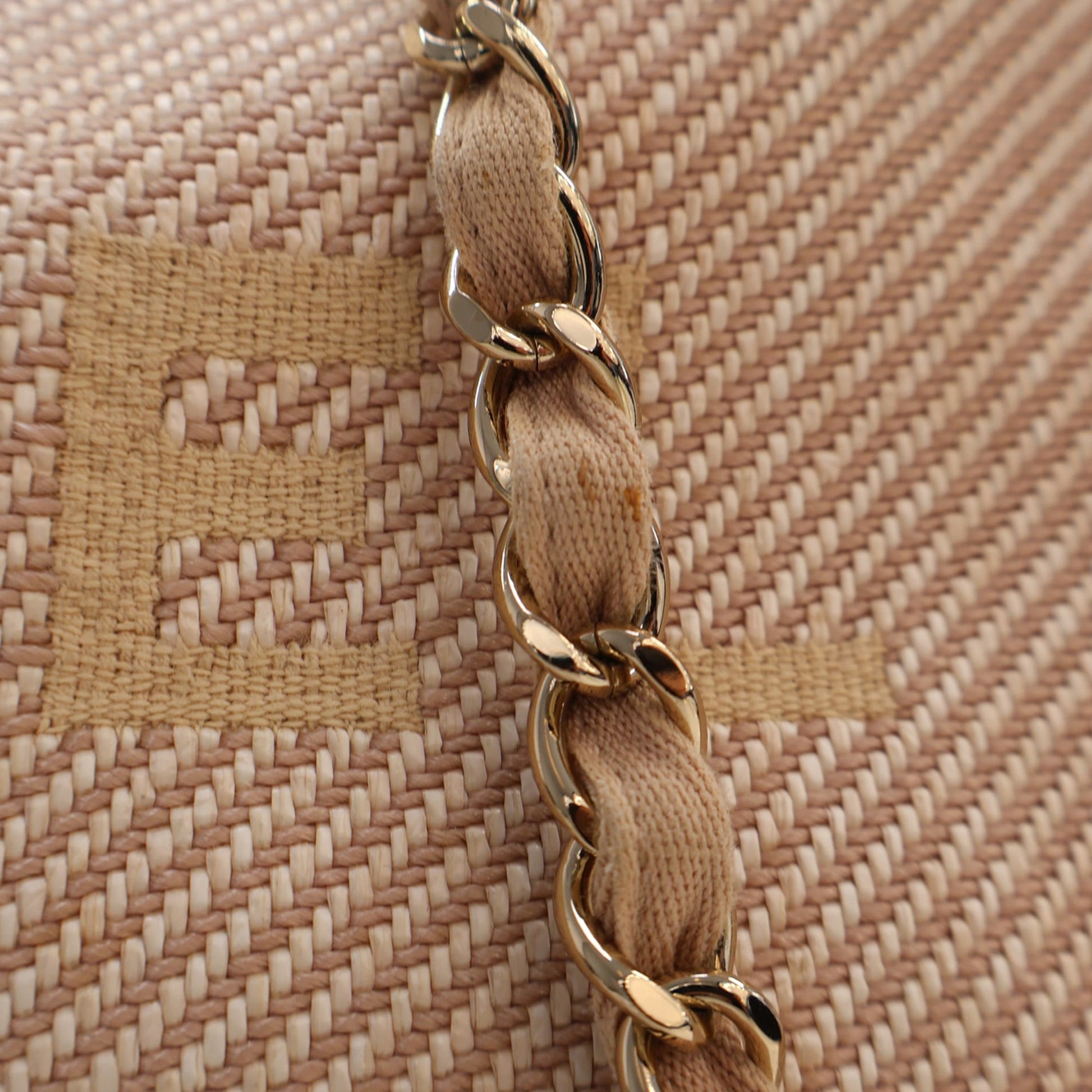 Chanel Small Mixed Fibers Deauville Tote