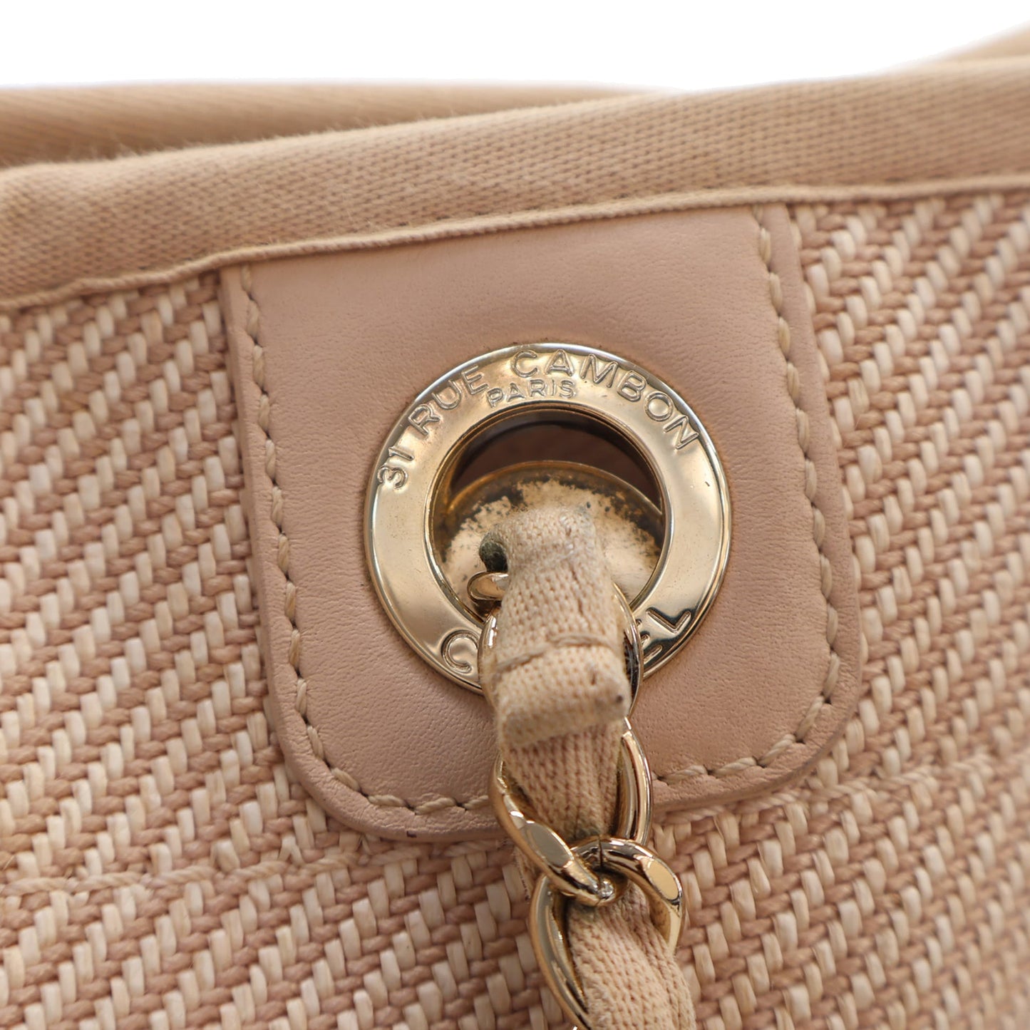 Chanel Small Mixed Fibers Deauville Tote