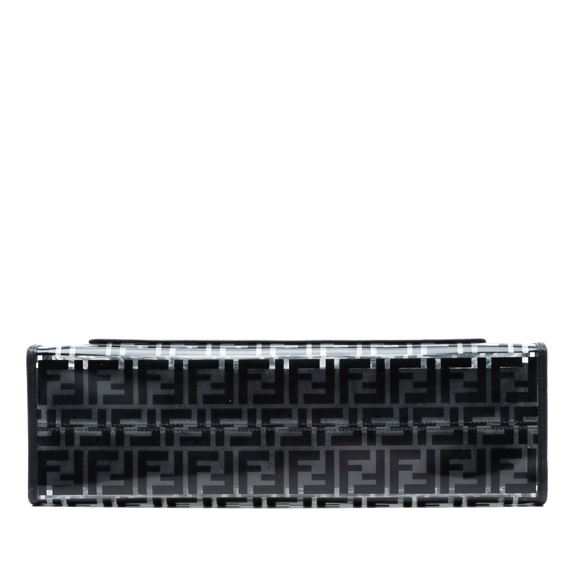 Fendi Medium FF PVC and Vitello Century Runaway Shopper Tote