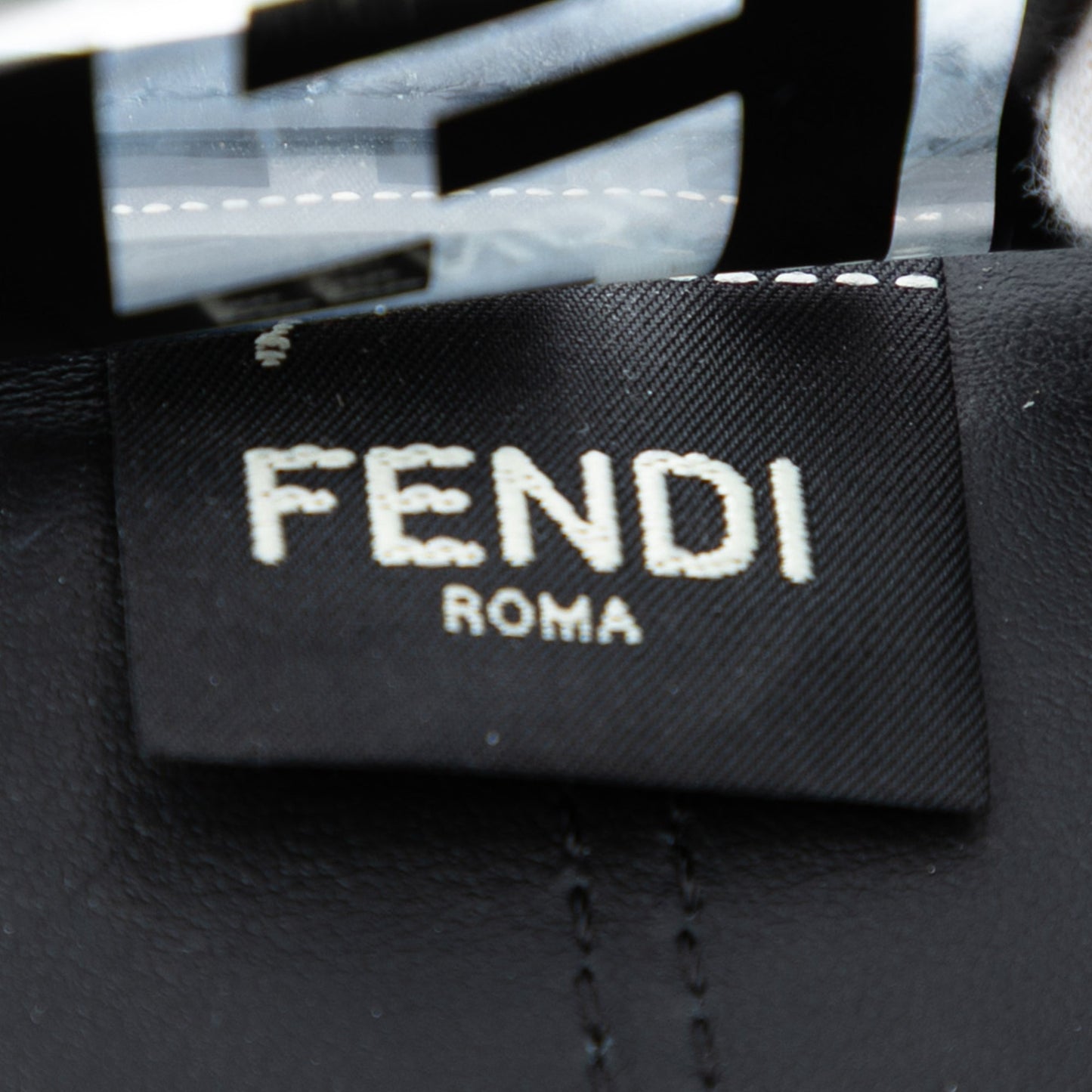 Fendi Medium FF PVC and Vitello Century Runaway Shopper Tote