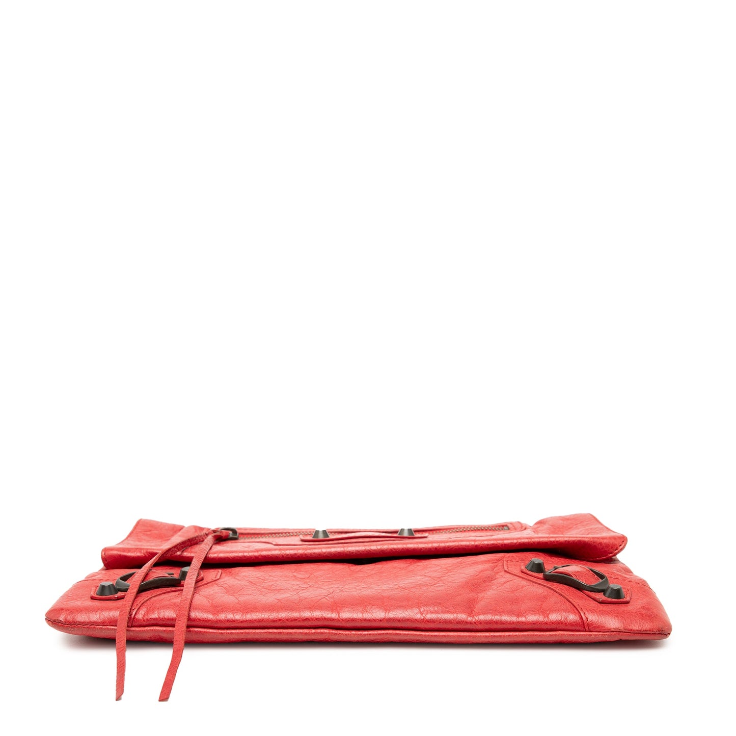Balenciaga Lambskin Motocross Classic City Clutch