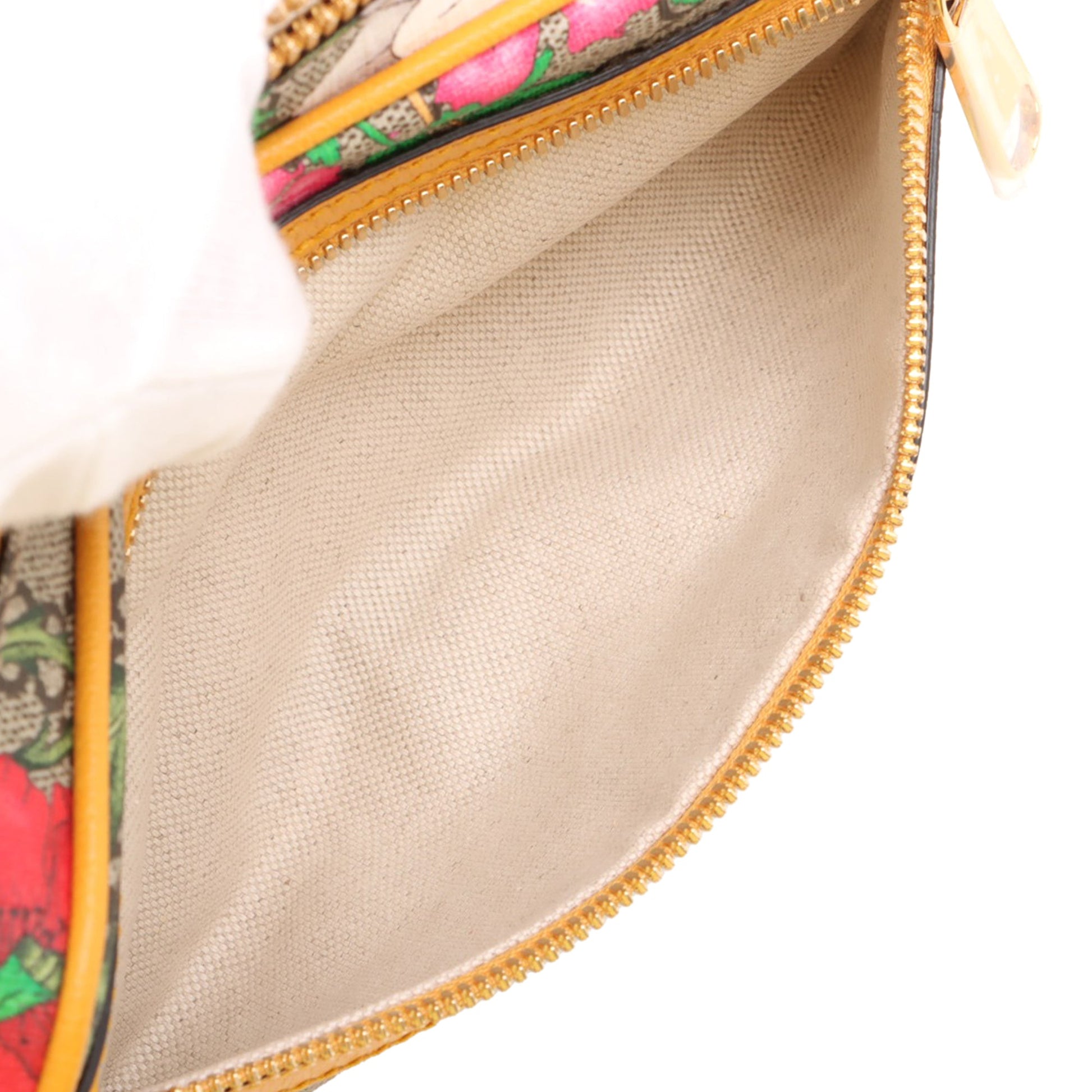 Gucci Small GG Supreme Flora Web Ophidia Belt Bag