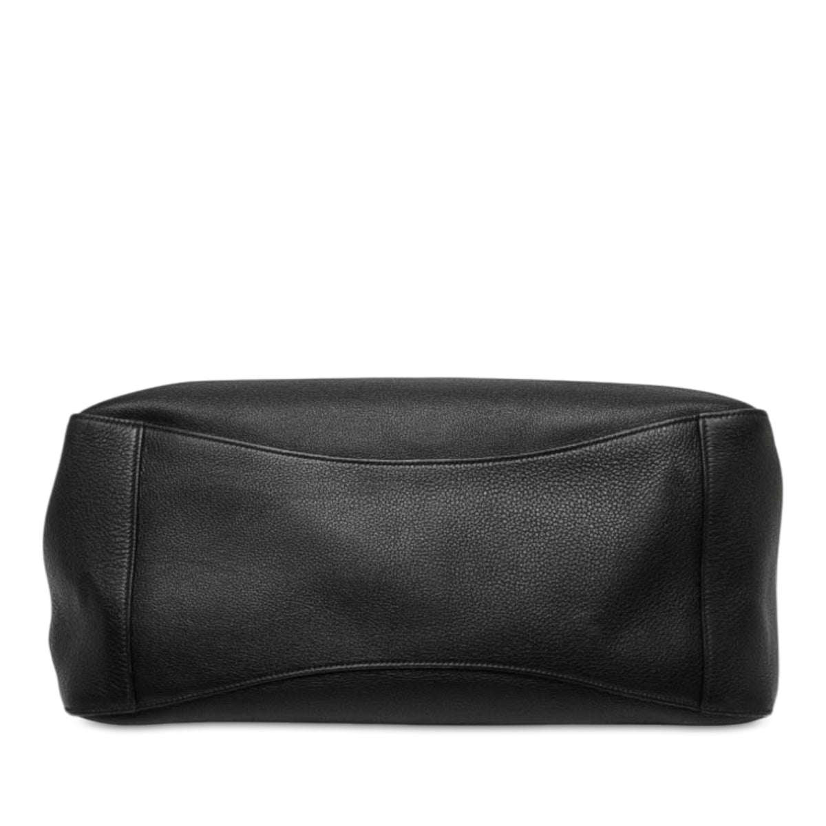 Prada Large Soft Grain Leather Tote — Black