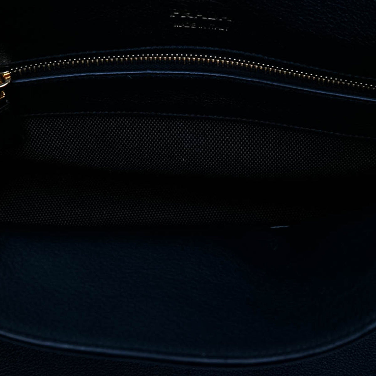 Prada Large Soft Grain Leather Tote — Black