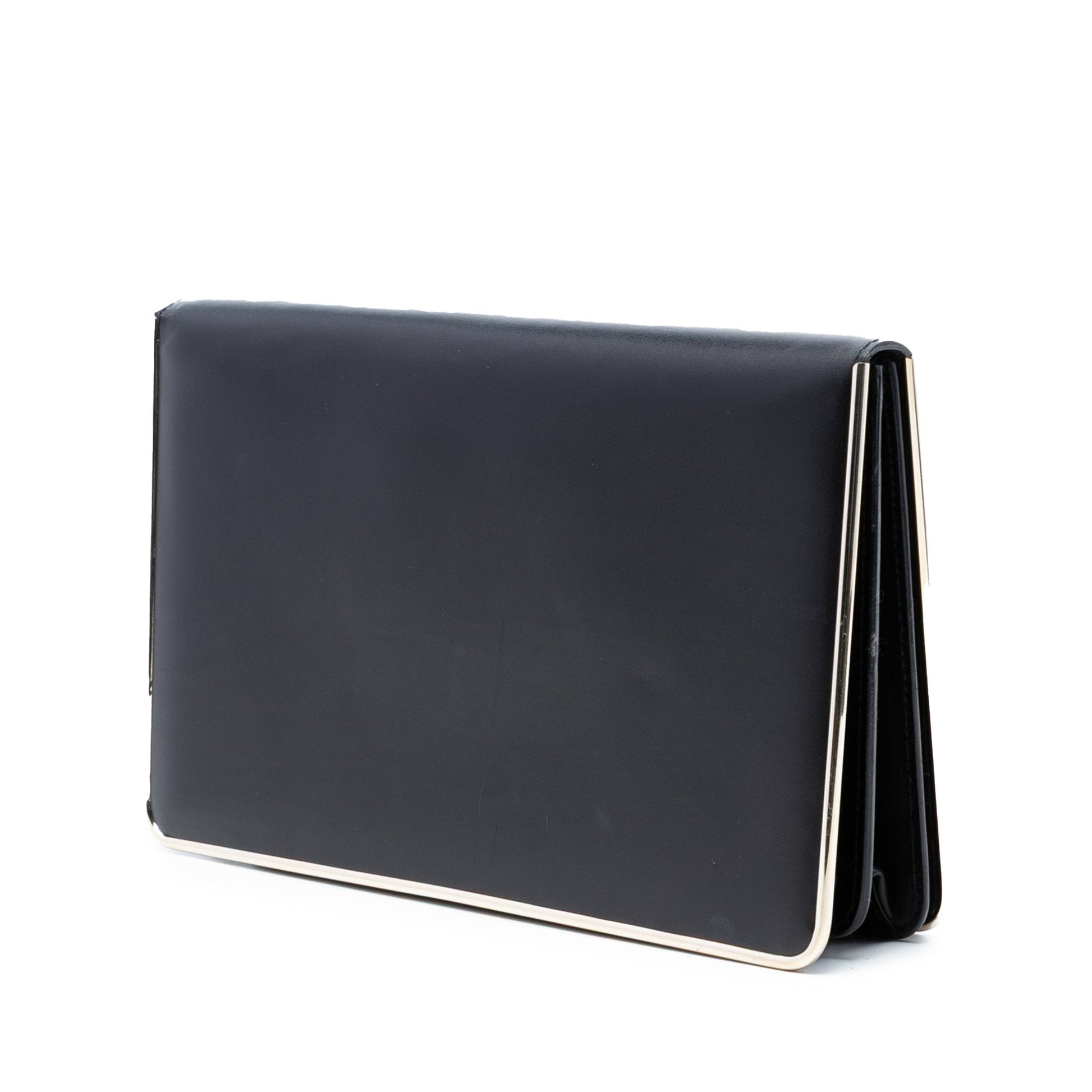 Dior Metal Trimmed Smooth Calfskin Clutch