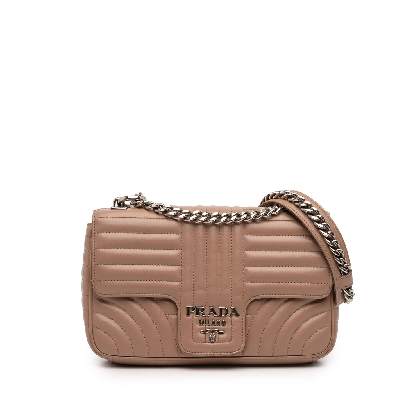 Prada Medium Soft Calf Impunture Diagramme Bag