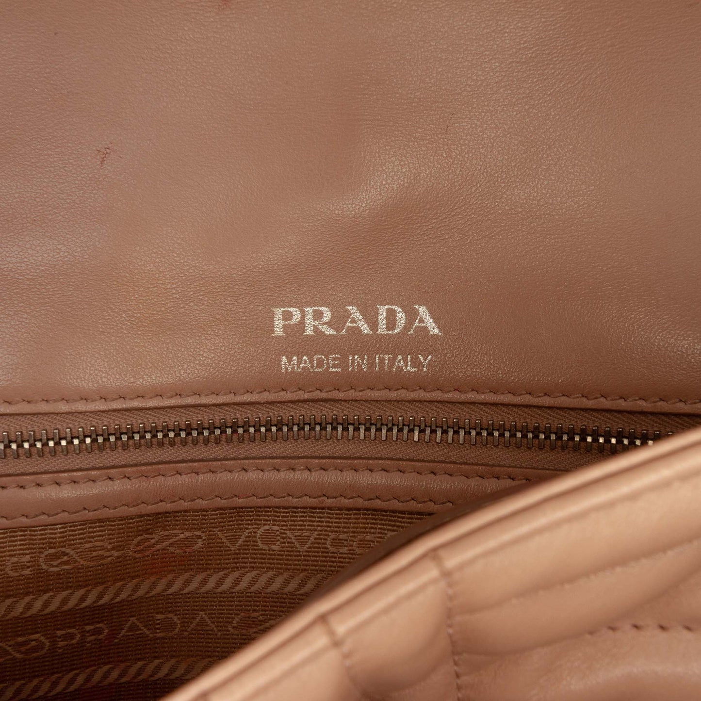 Prada Medium Soft Calf Impunture Diagramme Bag