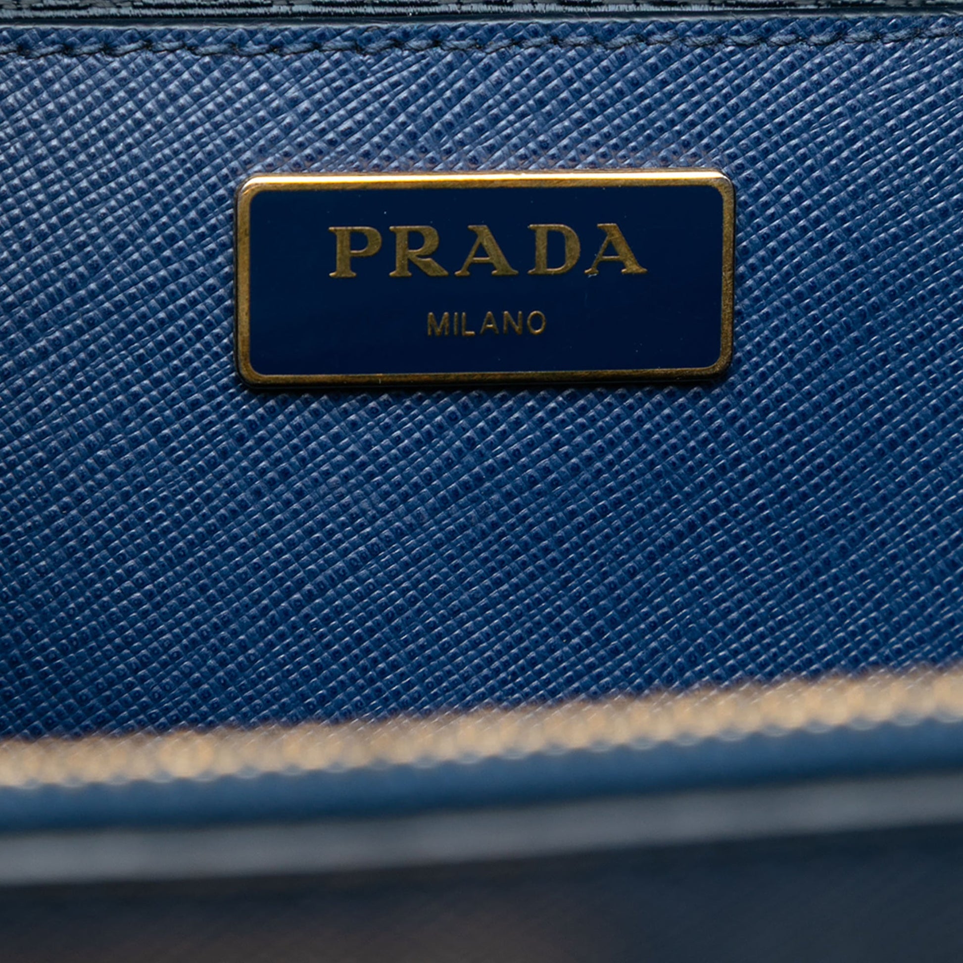 Prada Medium Saffiano Lux Galleria Double Zip Satchel