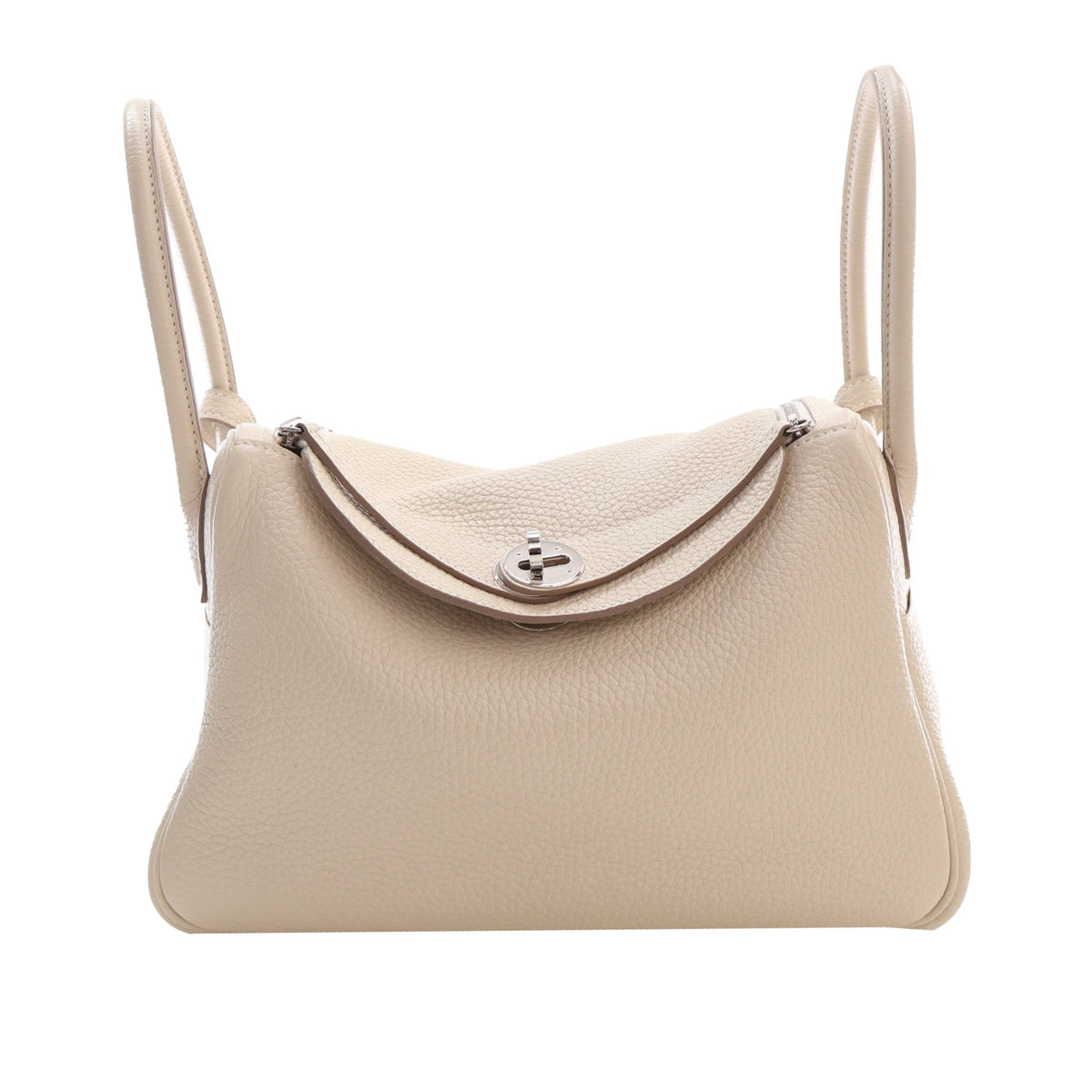 Hermès Clemence Lindy 26 — Beige
