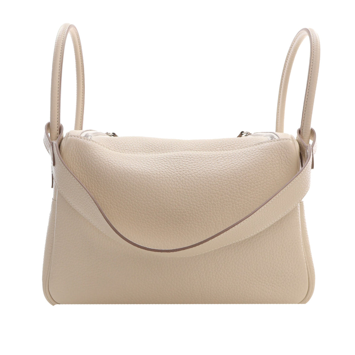 Hermès Clemence Lindy 26 — Beige