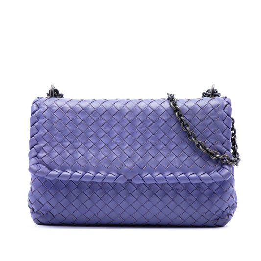 Bottega Veneta Small Nappa Intrecciato Olimpia Crossbody