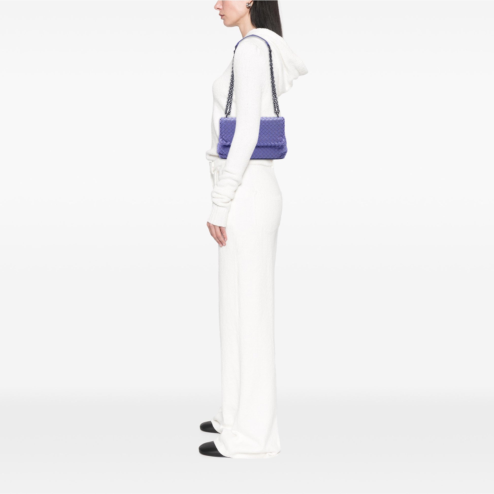 Bottega Veneta Small Nappa Intrecciato Olimpia Crossbody