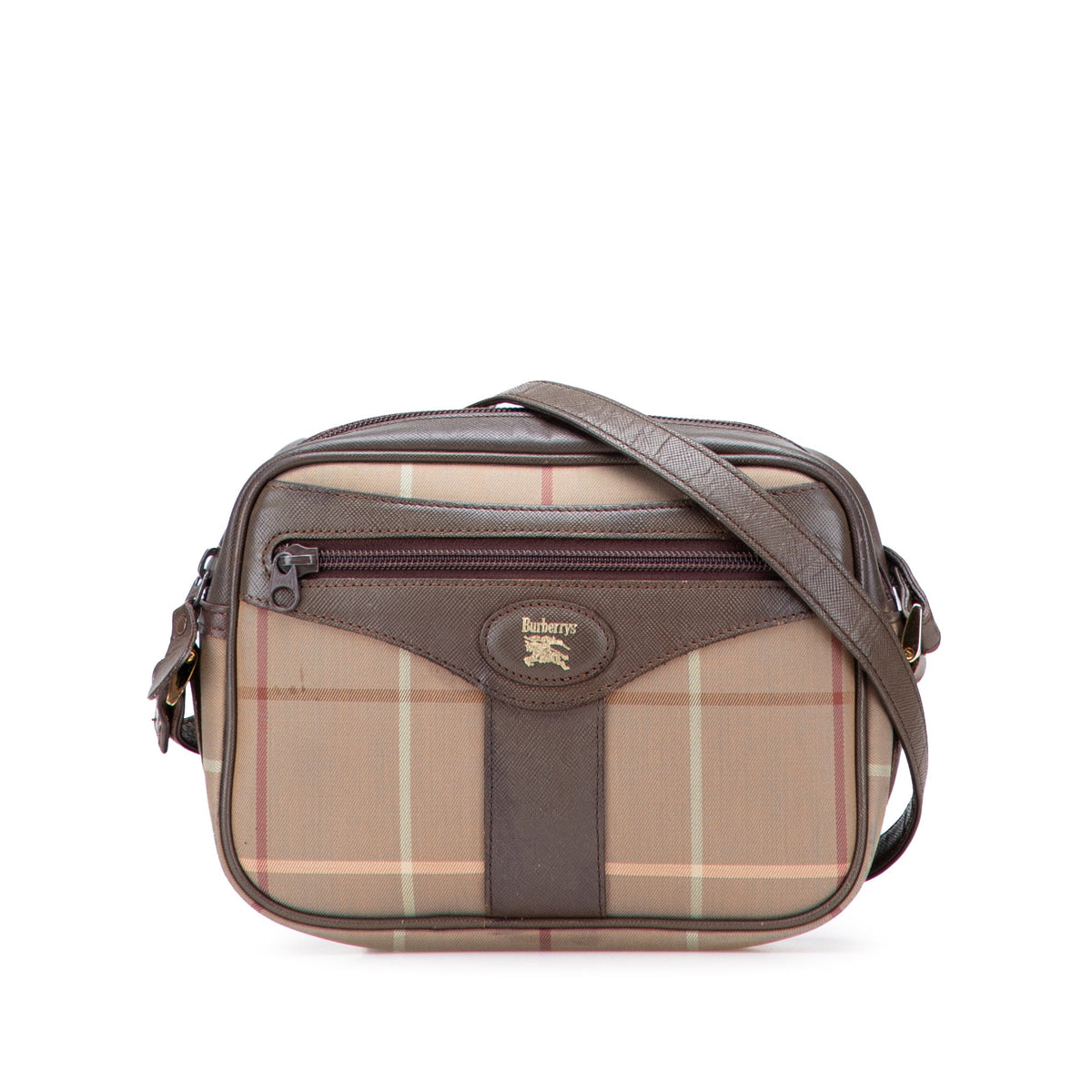 Burberry Vintage Check Canvas Crossbody