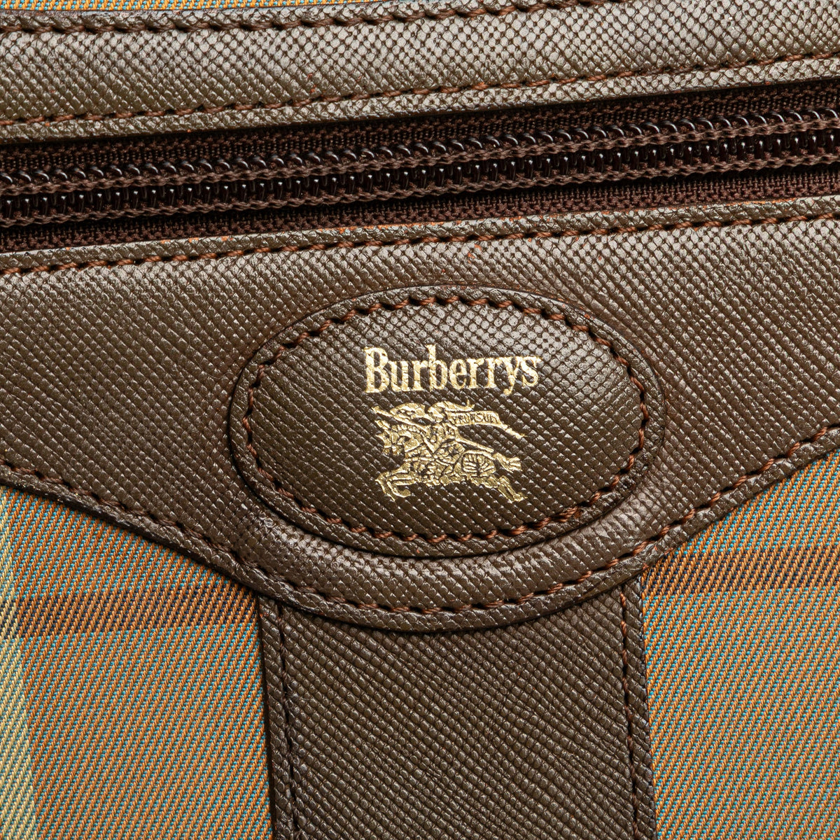 Burberry Vintage Check Canvas Crossbody