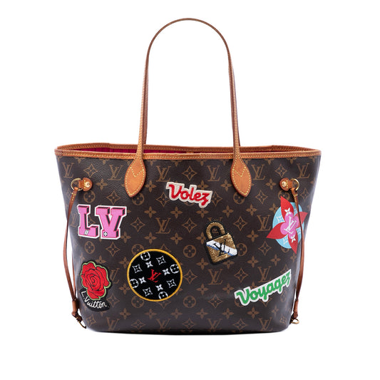 Louis Vuitton Monogram Patches Neverfull MM